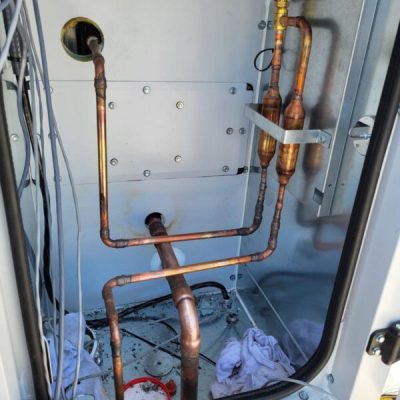 Commercial rooftop HVAC installation in Edmonton