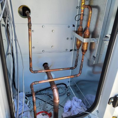 Commercial rooftop HVAC installation in Edmonton